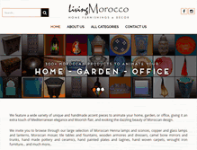 Tablet Screenshot of living-morocco-online.com